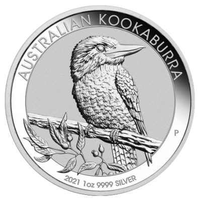 Silbermünze Kookaburra 1 oz 2021 differenzbesteuert